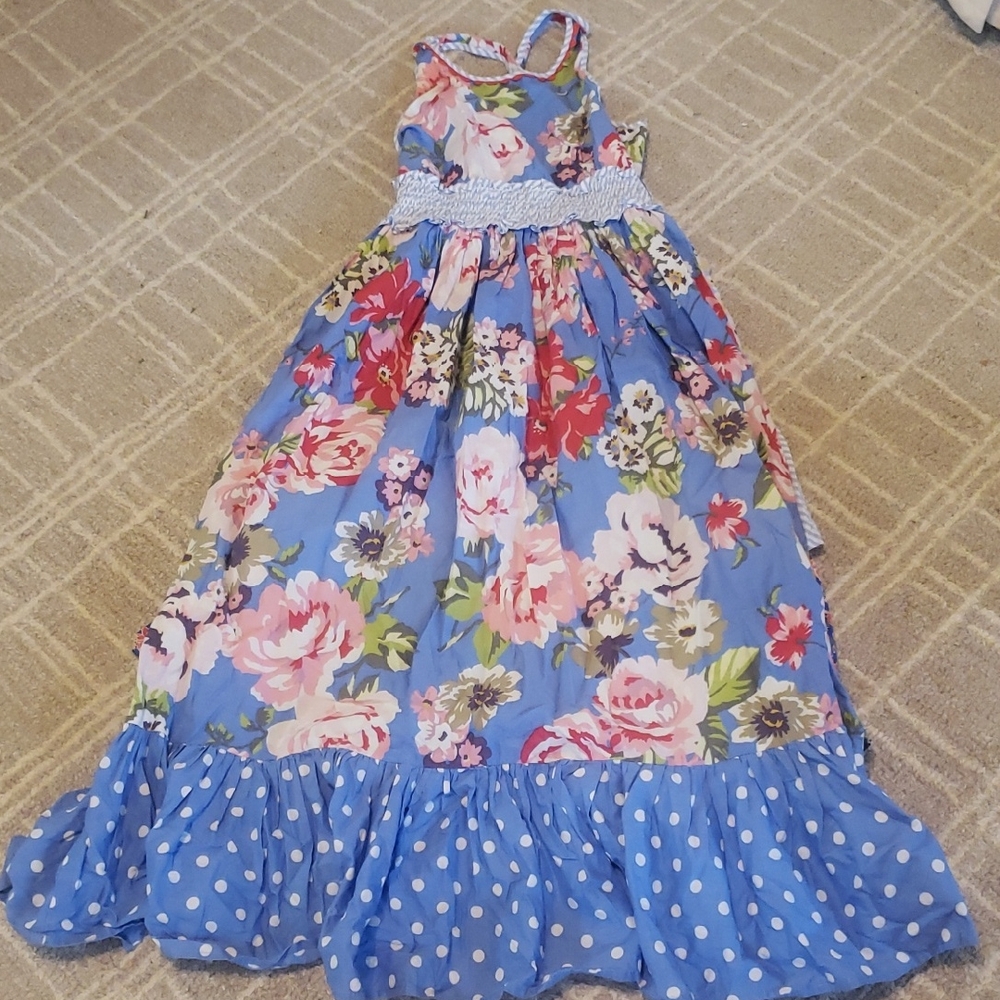 Matilda Jane Blue Floral Kids Dress